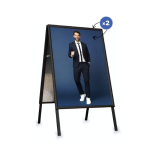 Reklaminis stendas juodas A1 (594*841 mm)